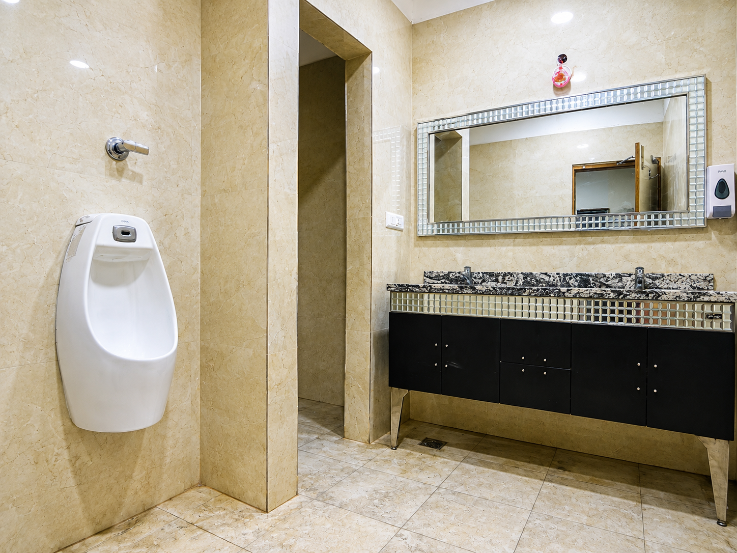 Modern Hygienic Restrooms at HP Market Delhi